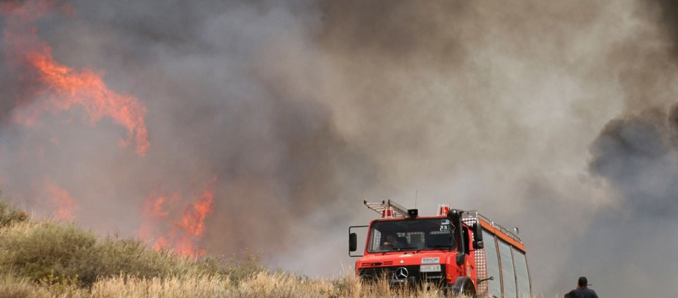 Πυρκαγιά σε εξέλιξη στην Πυλαία Αλεξανδρούπολης - Δεν απειλούνται κατοικίες